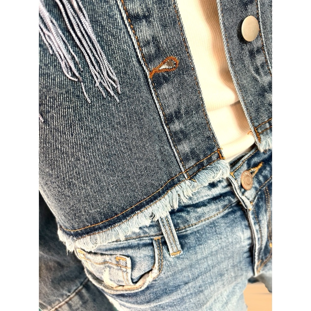 BLUE VELVET Howdy Jean Jacket S M L - Picture 13 of 13